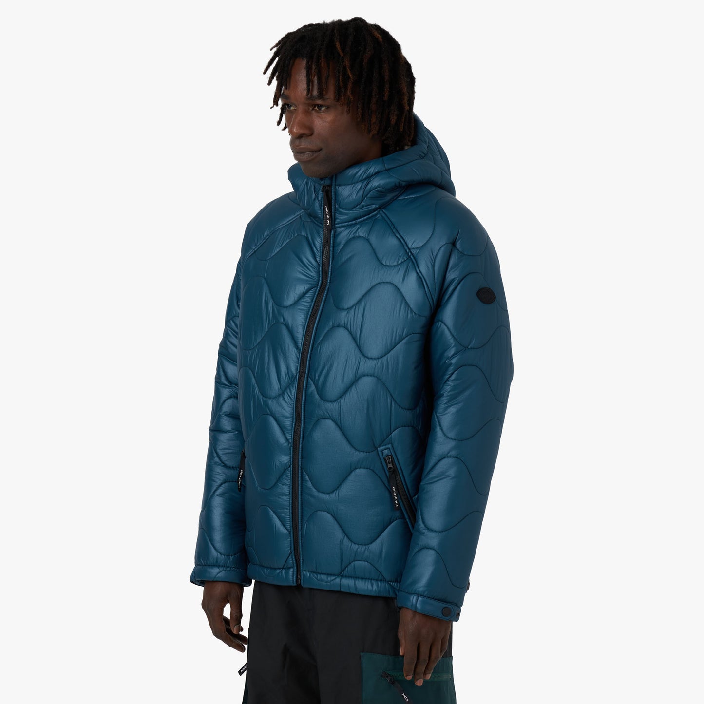 District Vision Veste double en molleton / Dusk