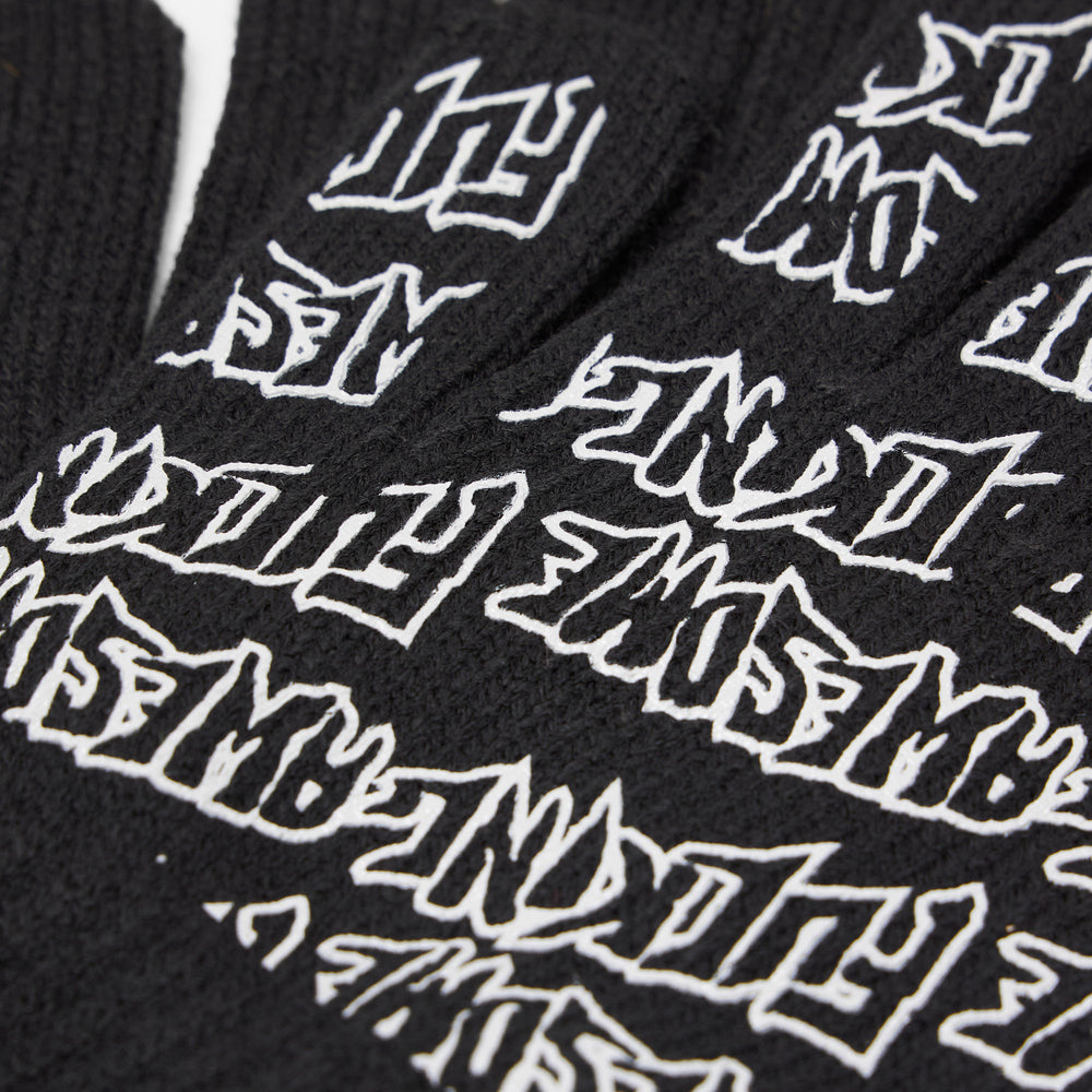 Fucking Awesome Reflective Stamp Gloves Black / White