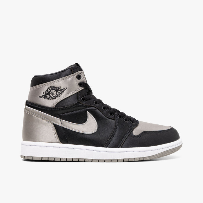 Jordan Women's 1 Retro High OG Black / Medium Grey - White   1