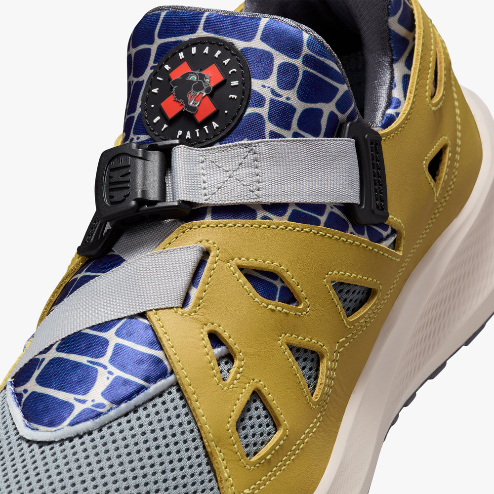 Blue white and gold huaraches best sale