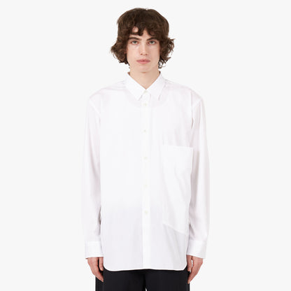 COMME des GARÇONS SHIRT Chemise à poche surdimensionnée / Blanc