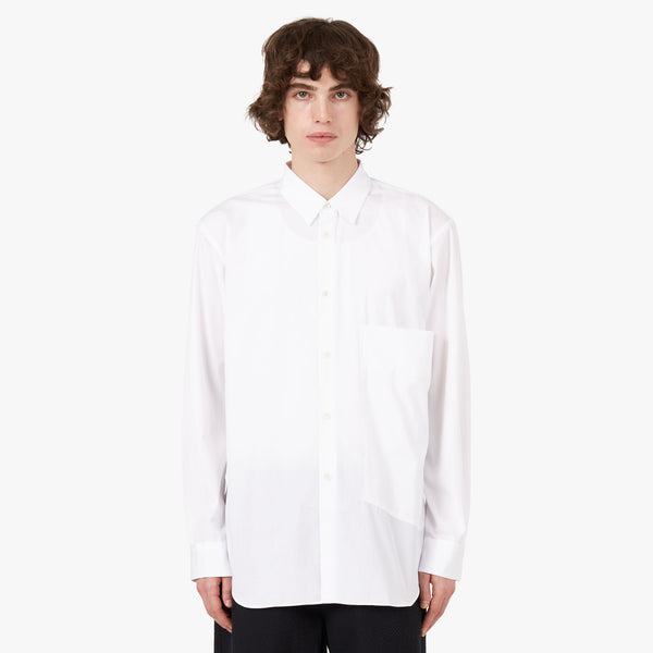 COMME des GARÇONS SHIRT Oversized Pocket Shirt / White – Livestock