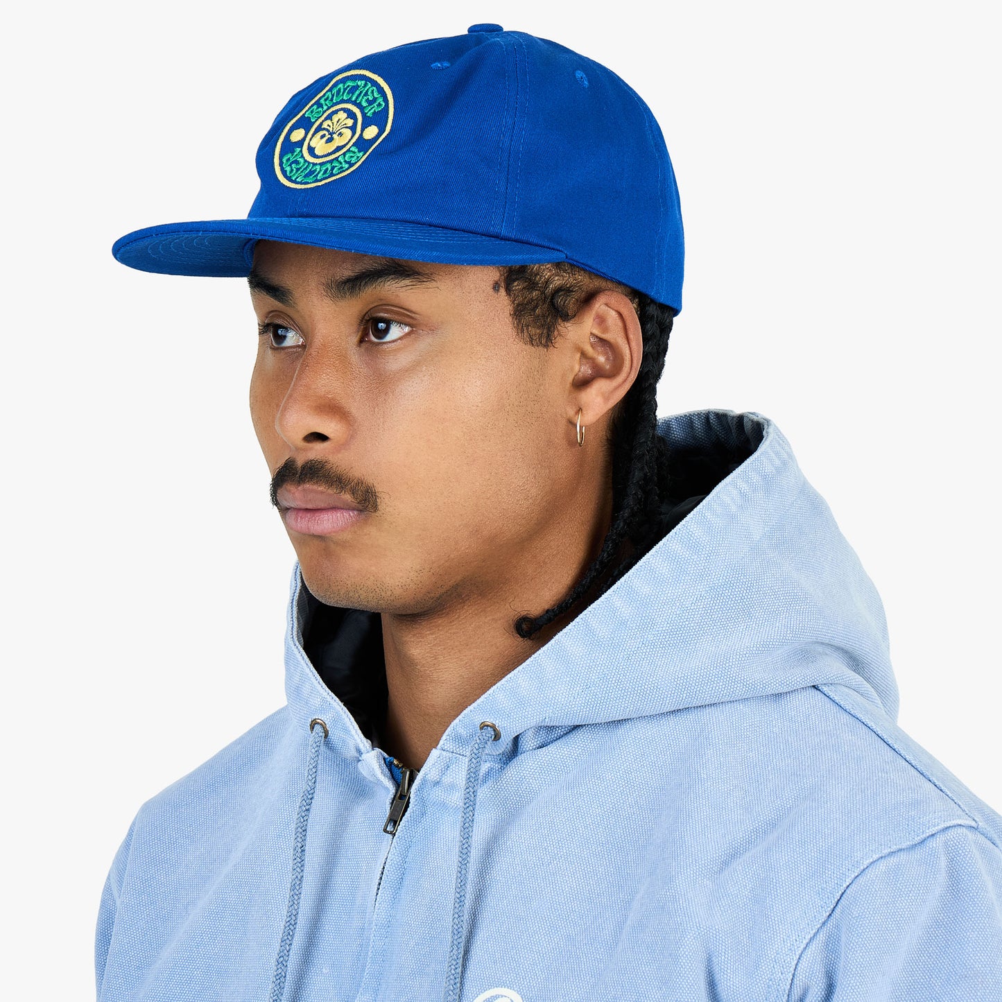Brother Brother Casquette médaillon Flower Kine / Royal