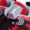 Jordan 4 Retro Fire Red / White - Black   5