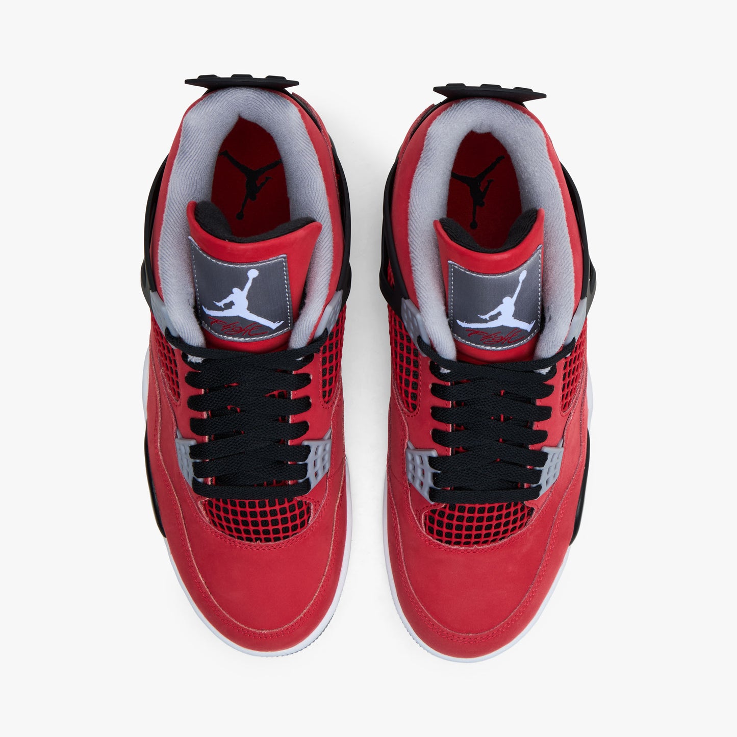 Jordan 4 Rétro Rouge Feu / Blanc - Noir