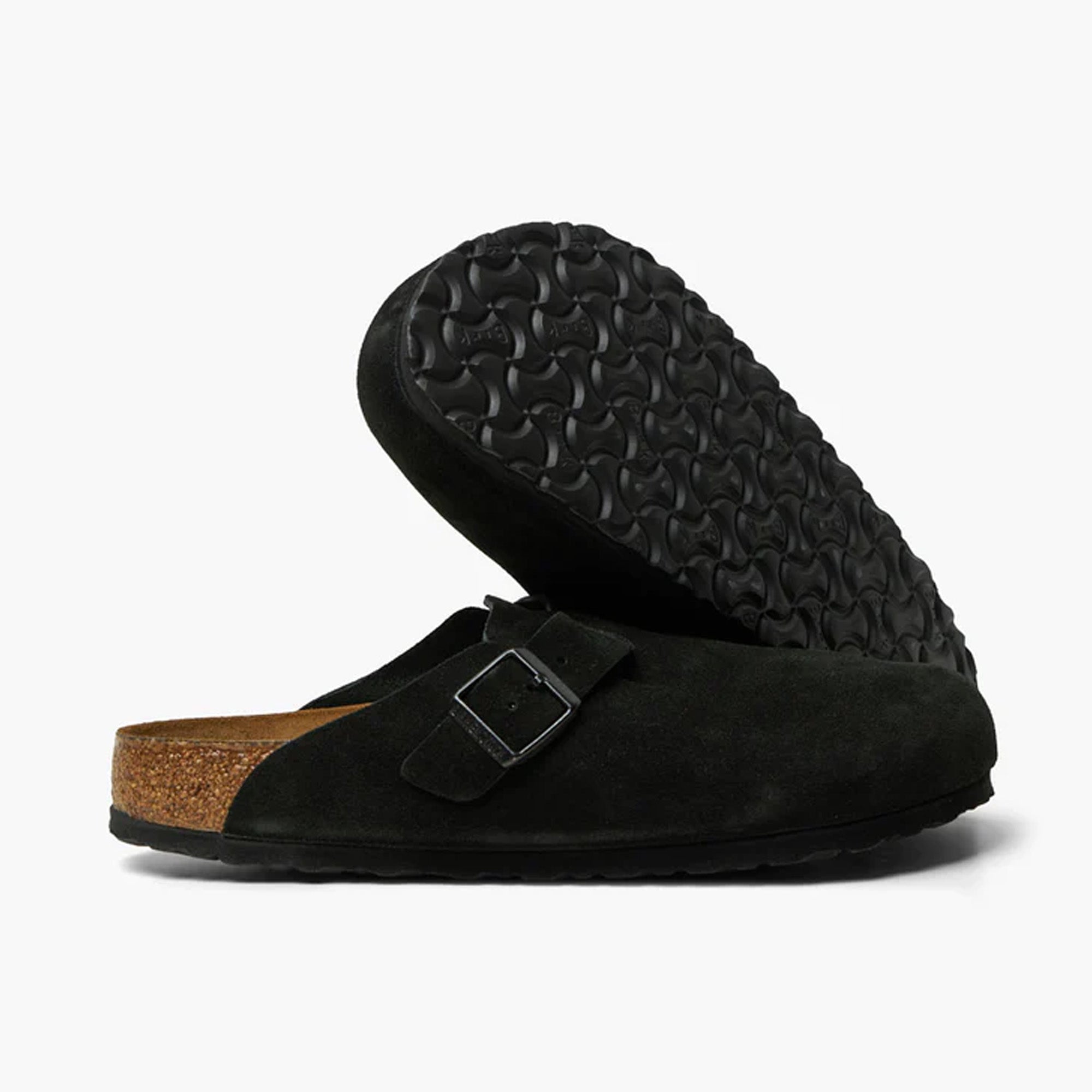 Birkenstock Boston Suède / Noir – Livestock