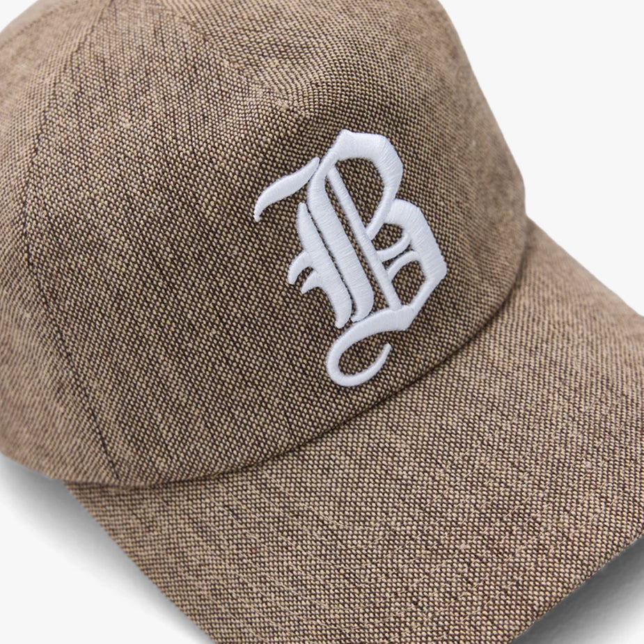 Casquette 5 panneaux Balmoral Old English / Marron
