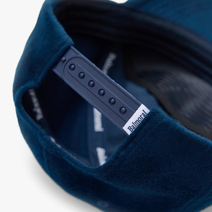 Casquette 5 pans en cachemire Balmoral Lily / Bleu marine