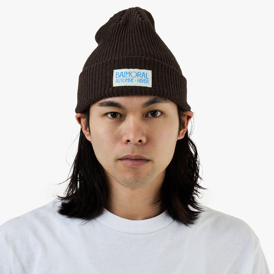 Balmoral Orchard Cotton Beanie / Coffee