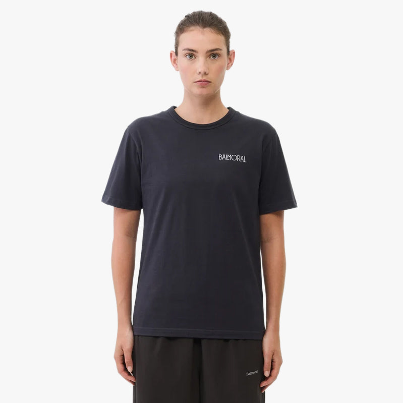 T-shirt Balmoral Roma / Noir délavé
