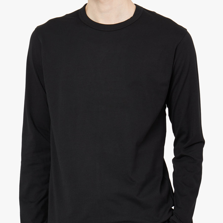 CdG Homme Plus Layered Long Sleeve T-Shirt Black
