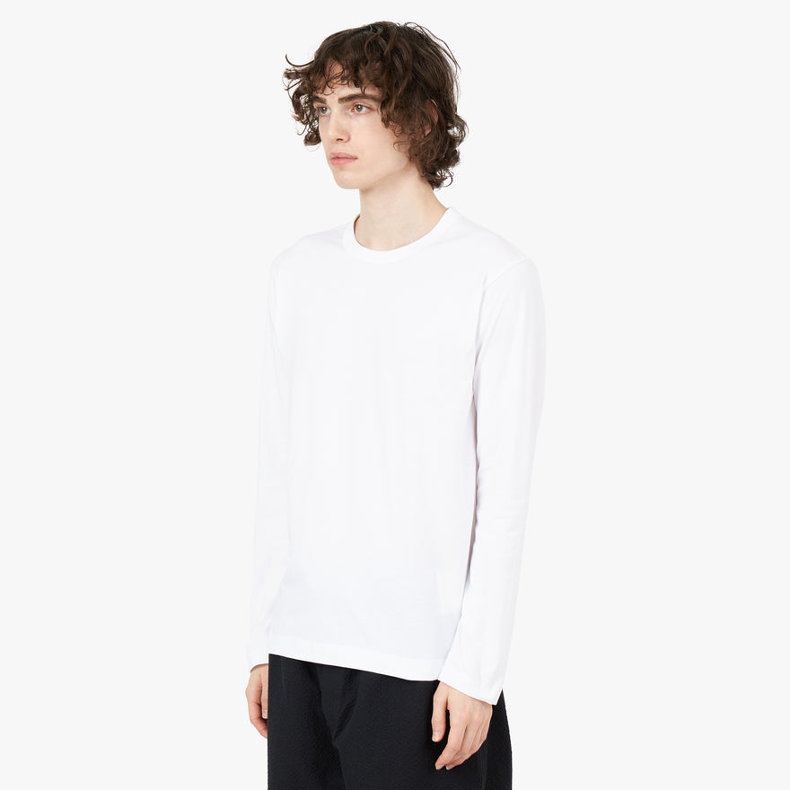 COMME des GARÇONS SHIRT Long Sleeve Forever T-shirt / White