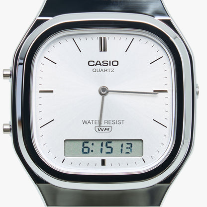 Casio AQ-240E-7A / Argent vintage