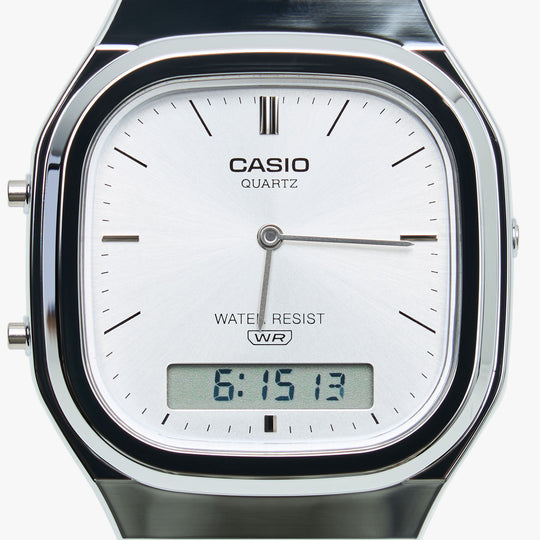 CASIO AQ-240E-7A / Vintage Silver