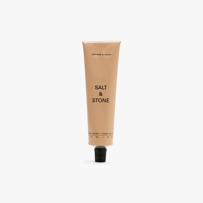 Salt & Stone Crème pour les mains / Safran et cèdre 1