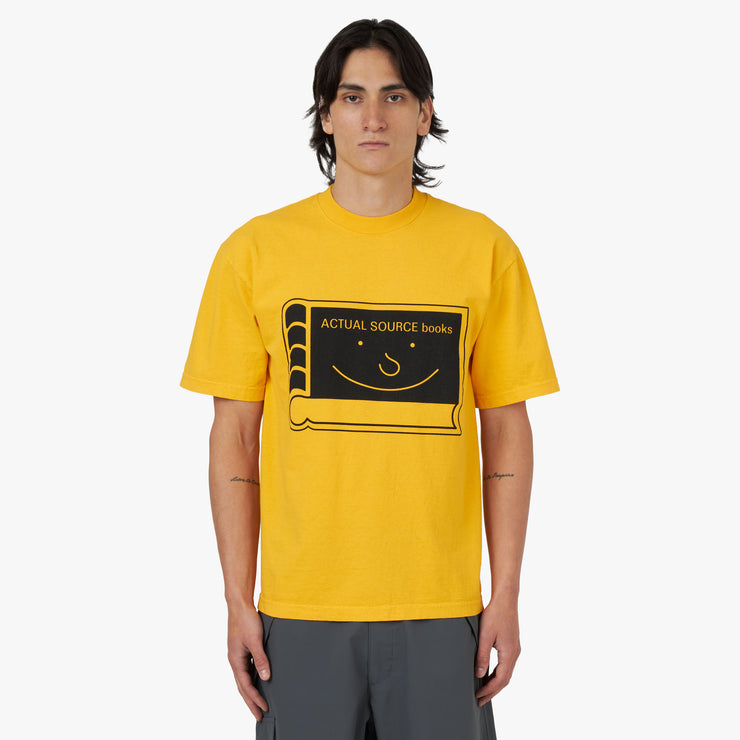 Actual Source Happy Book t-shirt / Jaune 1