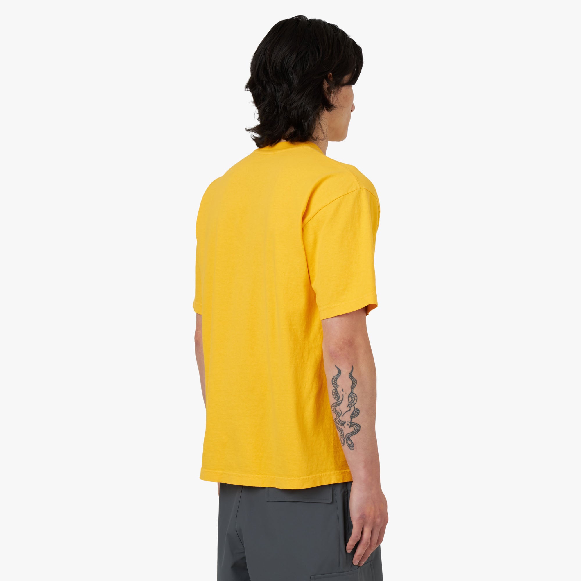 Actual Source Happy Book T-shirt / Yellow | Livestock