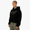 4YE Signature Rhinestone Hoodie Black 2