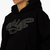 4YE Signature Rhinestone Hoodie Black 4