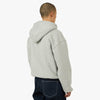 Sweat à capuche 4YE Signature orné de strass, gris clair chiné 3