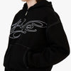 4YE Signature Zip Hoodie Black/White 4