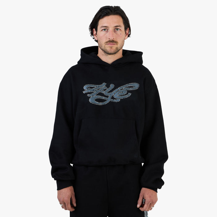 4YE Signature Zip Hoodie Black / Black 1