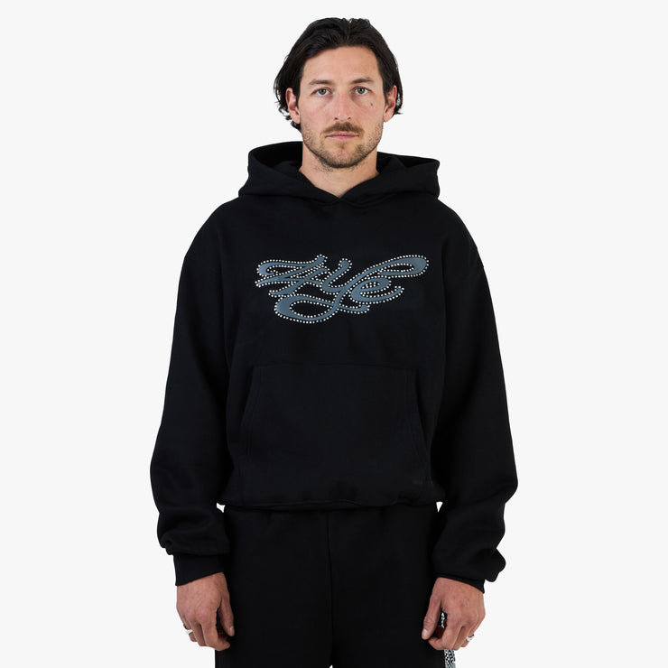 4YE Signature Zip Hoodie Black / Black 1