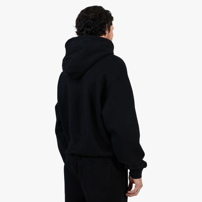 4YE Signature Zip Hoodie Black / Black
