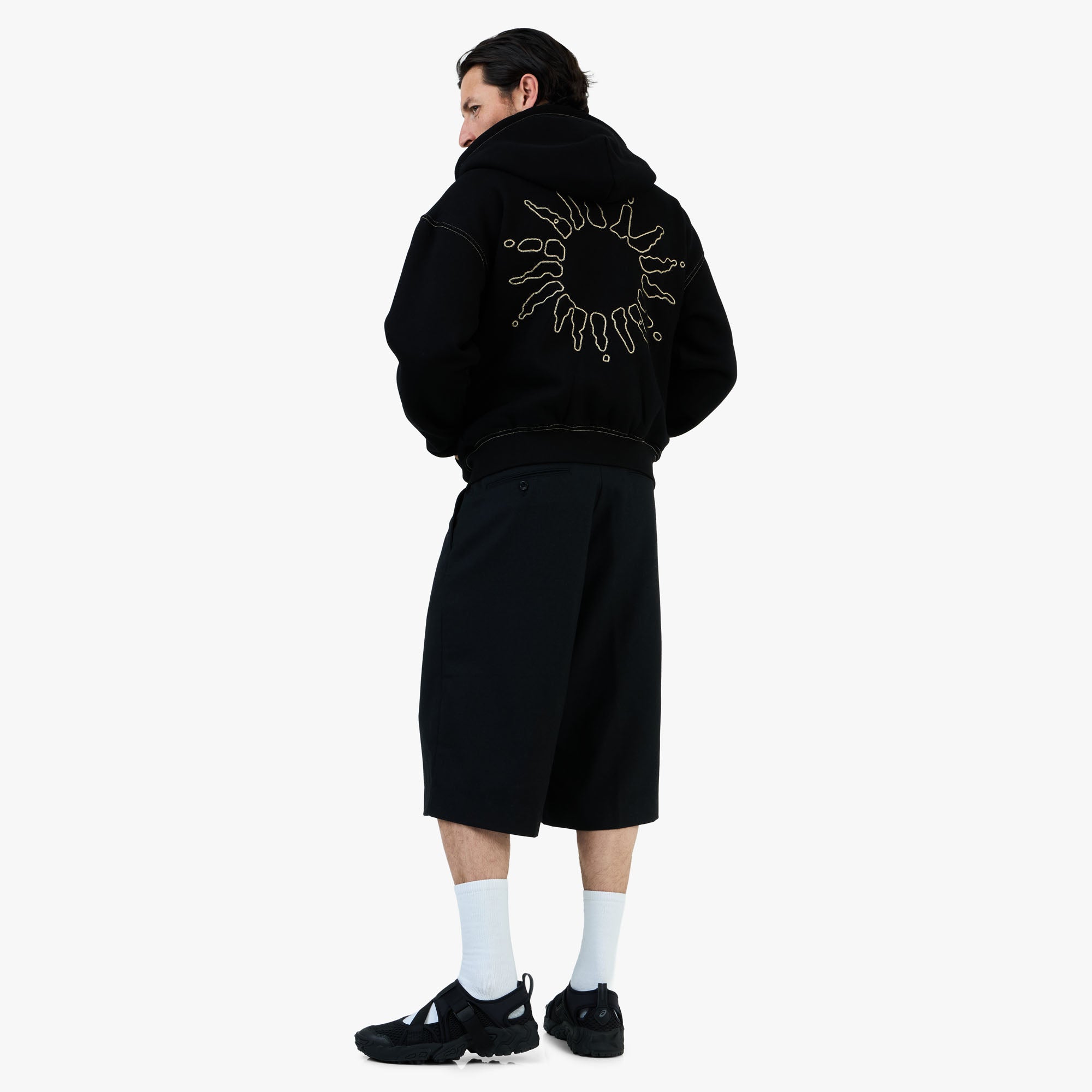4YE Signature Zip Hoodie Black / Gold | Livestock