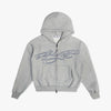 4YE Signature Zip Hoodie Light Heather Grey 8