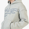 4YE Signature Zip Hoodie Light Heather Grey 4