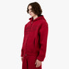 Sweat à capuche zippé 4YE rouge / noir 2