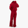 Sweat à capuche zippé 4YE rouge / noir 7