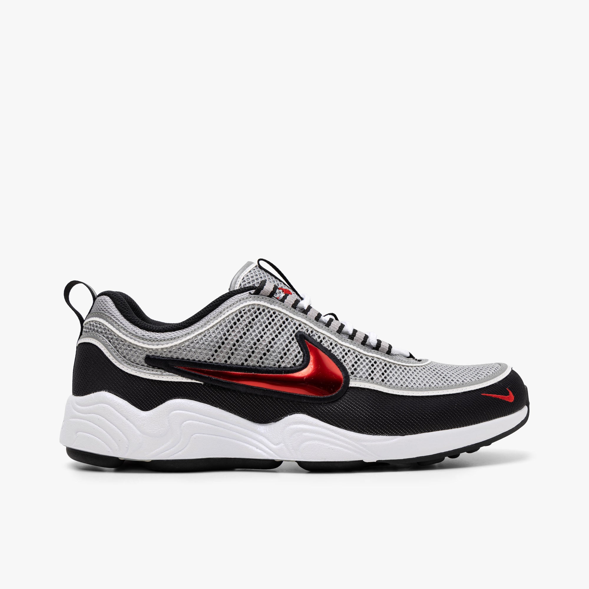 Nike Air Zoom Spiridon SP Metallic Silver / Sport Red – Livestock