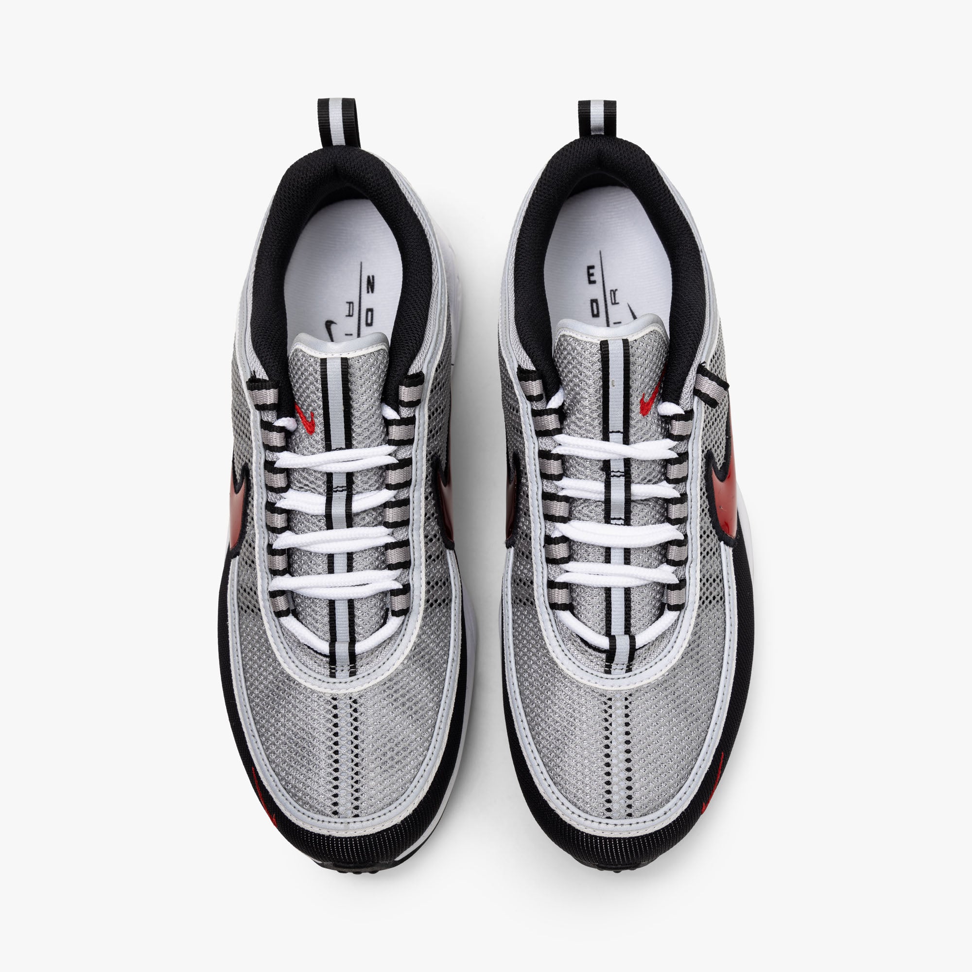 Nike Air Zoom Spiridon SP Metallic Silver / Sport Red – Livestock