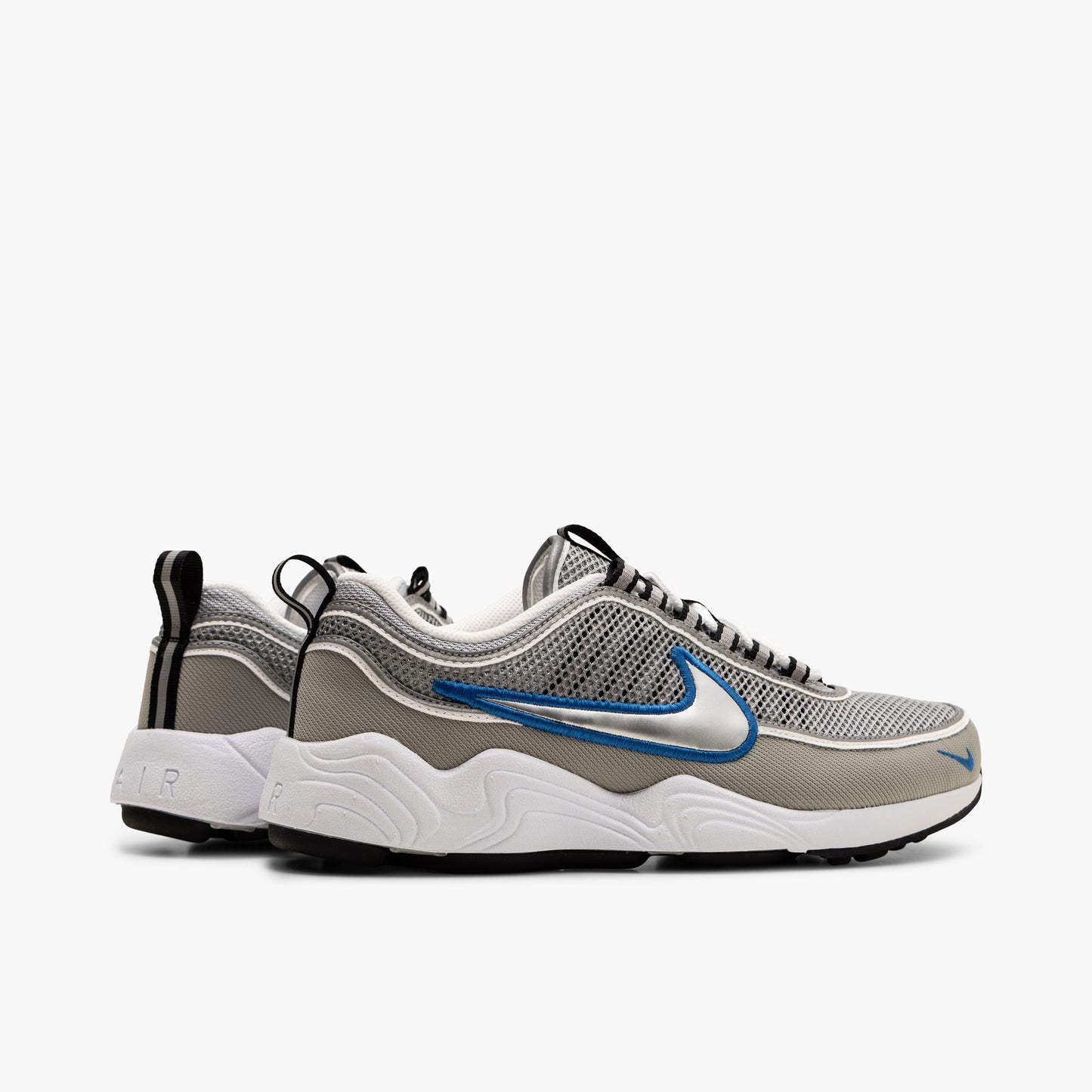 Nike Air Zoom Spiridon SP Argent Métallique / Bleu Signal