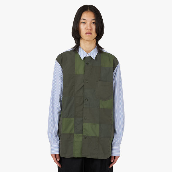 COMME des GARÇONS HOMME PLUS アリメンタリーシャツ COMME des GARÇONS HOMME Multi Fabric Shirt / Mix – Livestock