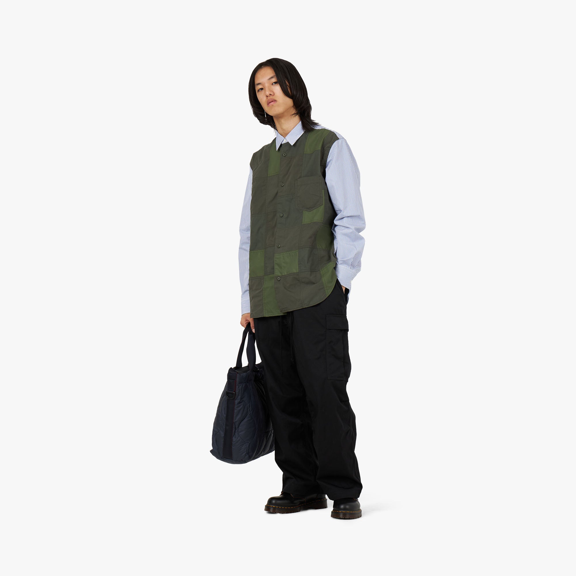 COMME des GARÇONS HOMME Multi Fabric Shirt / Mix | Livestock