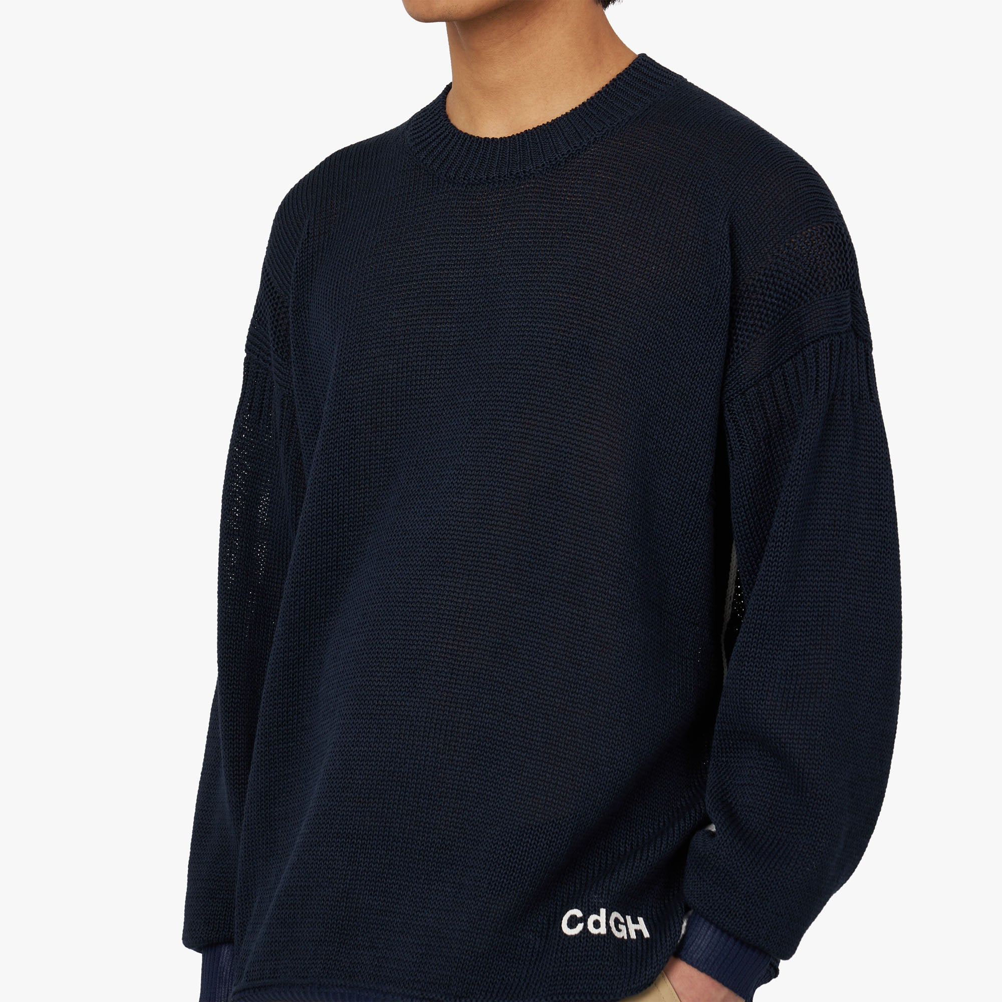 COMME des GARÇONS Homme Gima Jersey / Navy | Livestock