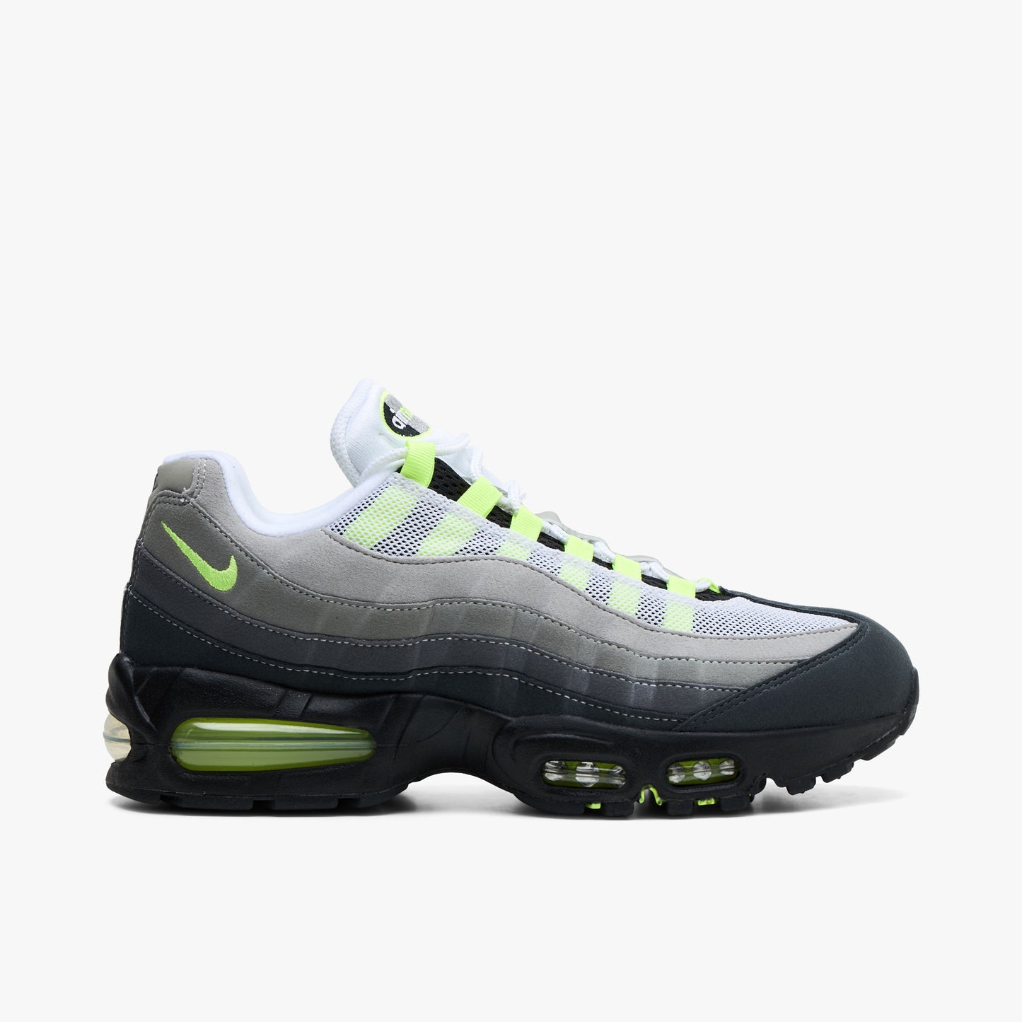 Nike Air Max 95 OG Noir / Jaune Néon - Gris Froid