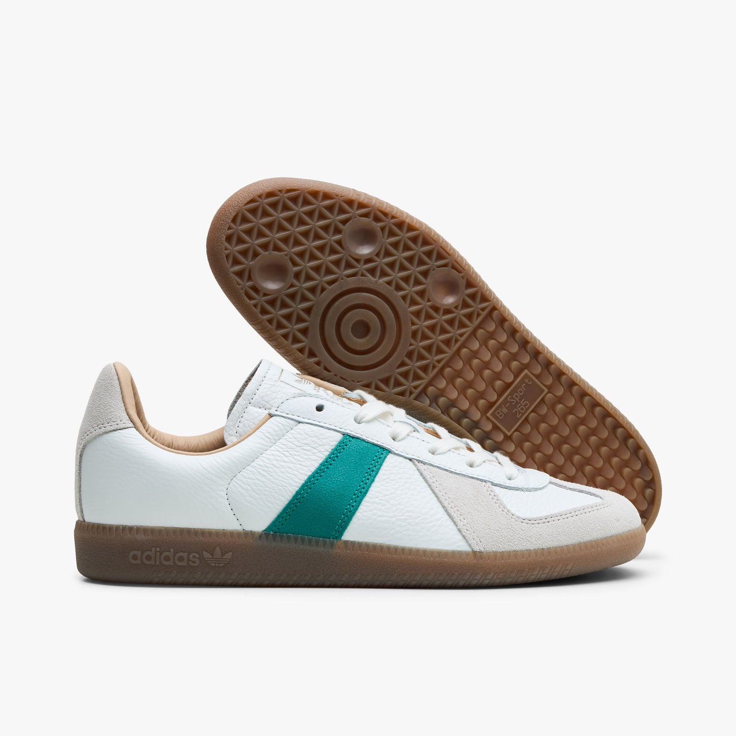 adidas BW Army Core White / Power Green - Gum