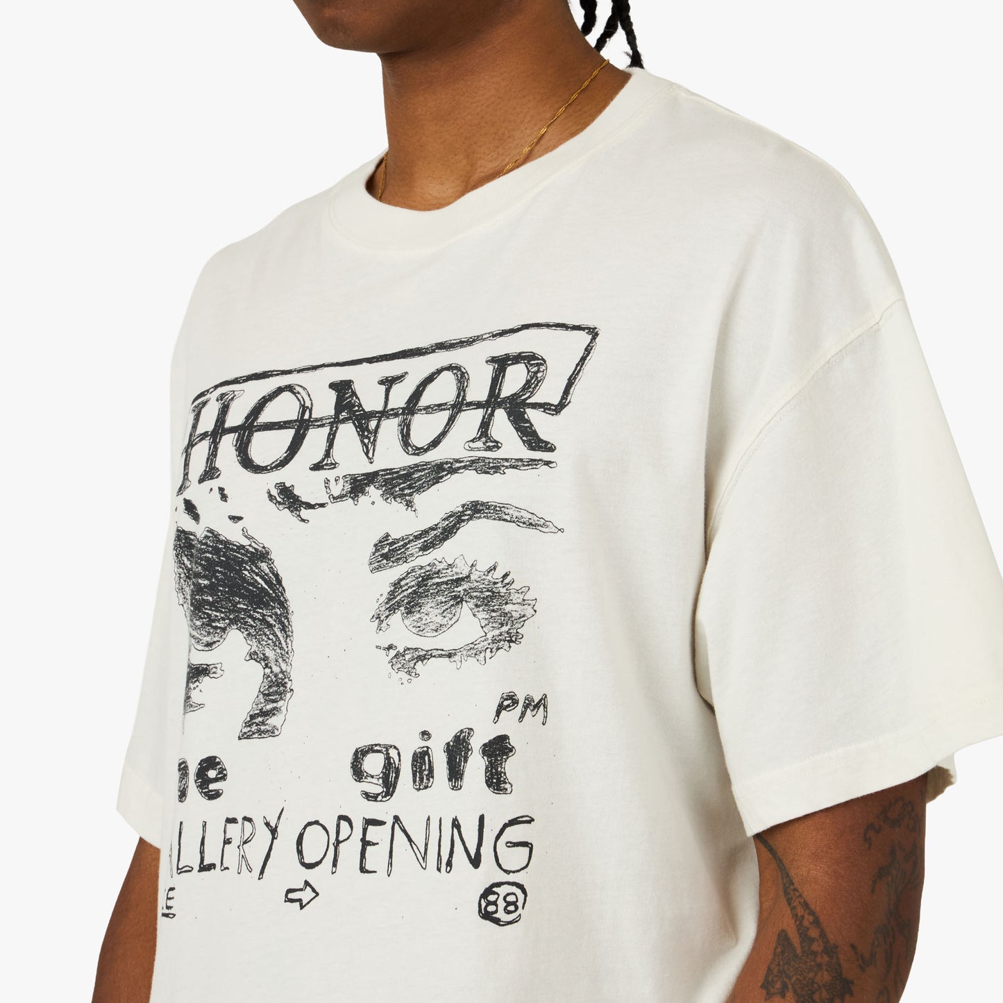 Honor The Gift Art That Reflects T-Shirt / Noir