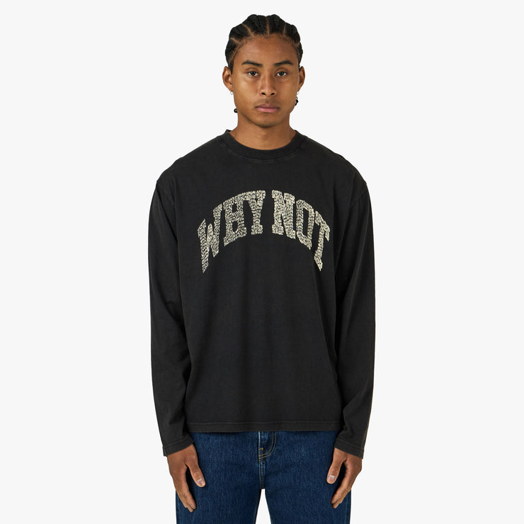 Honor The Gift Why Not Longsleeve Black 1