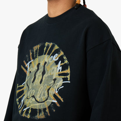 Honor The Gift I Can See Through Your Bullshit Crewneck / Noir