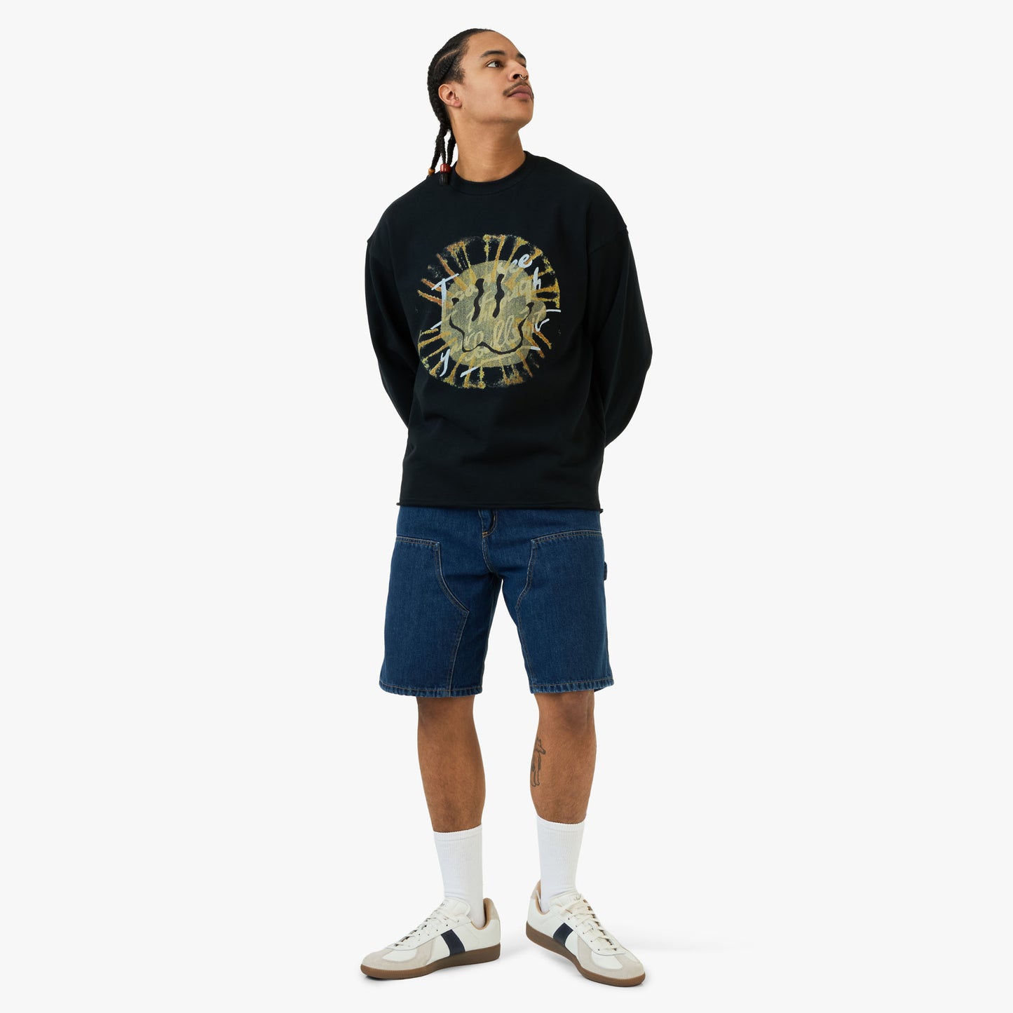 Honor The Gift I Can See Through Your Bullshit Crewneck / Noir