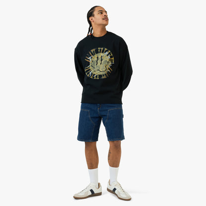 Honor The Gift I Can See Through Your Bullshit Crewneck / Noir