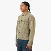 Honor The Gift Veste Trucker en Sergé Délavé / Taupe 2