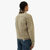 Honor The Gift Veste Trucker en Sergé Délavé / Taupe 3