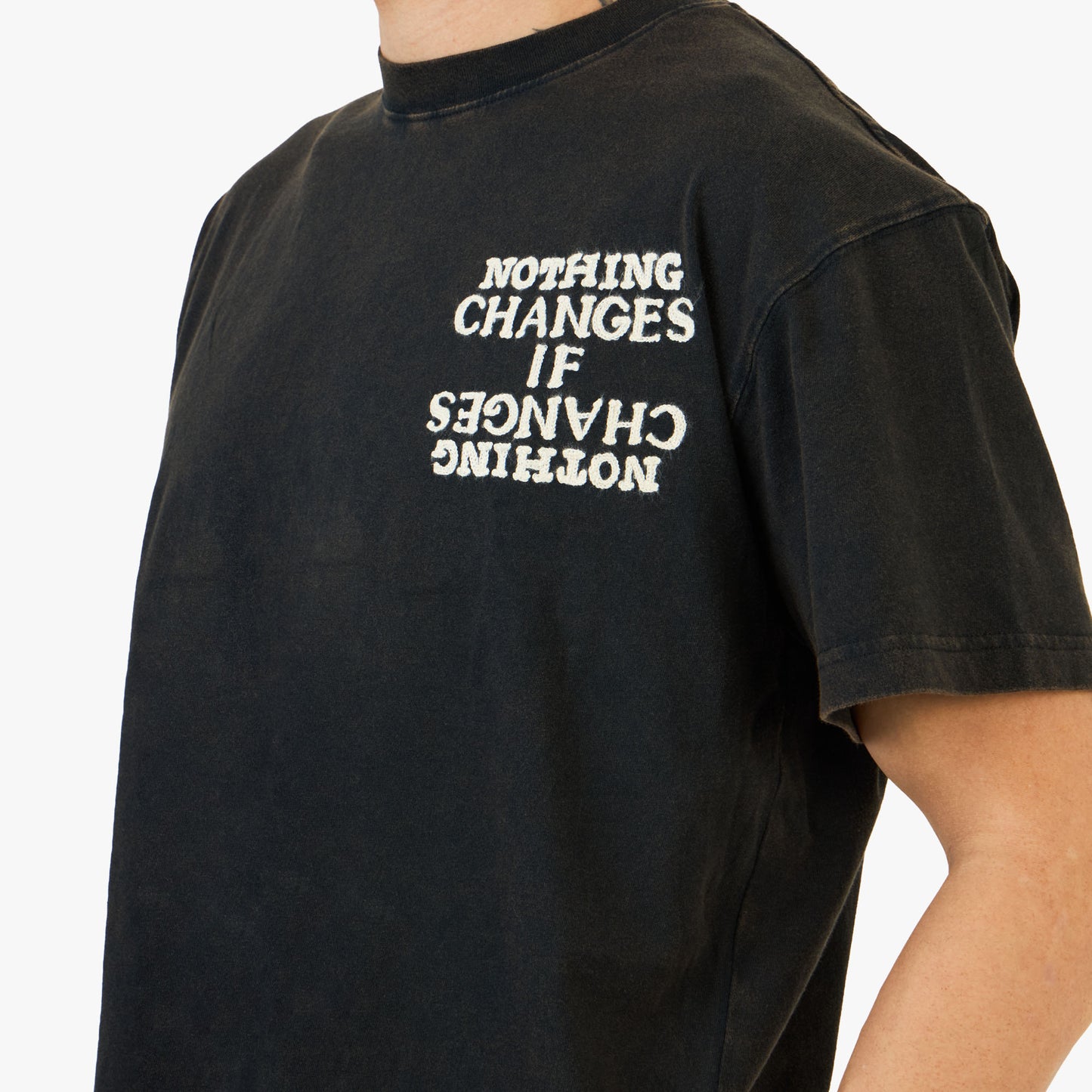 Honor The Gift Nothing Changes T-Shirt / Black