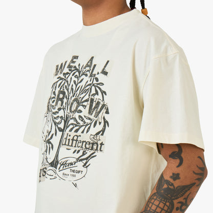 Honor The Gift We All Grow T-shirt / Blanc